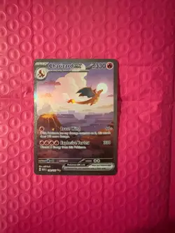 Pokemon Charizard ex 199/165 Scarlet & Violet 151 Holo Special Illustration Rare - Image 1