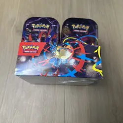 x10 Pokemon TCG | Mega Heroes Mini Tin | FACTORY SEALED ✅ - Image 1