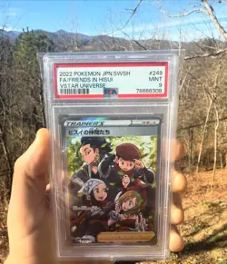 2022 Pokemon VSTAR Universe Friends in Hisui Full Art Card PSA 9 Mint - Image 1