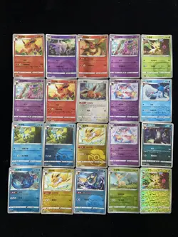 2025 Pokemon TCG S.Chinese Flareon Glaceon Master Ball Holo Lot 20 yo8 BL25 - Image 1