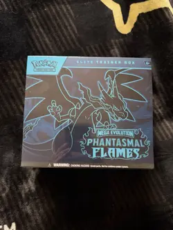 Pokemon TCG Mega Evolution Phantasmal Flames Elite Trainer Box ETB - Image 1