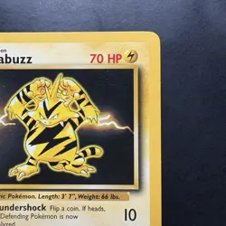 Electabuzz 020/102 Base Set Pokemon vintage 1999 WotC Non-Holo Rare - Image 3