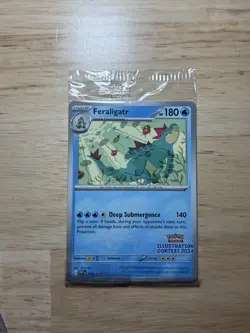 Sealed Pokemon TCG Feraligatr Illustration Contest 2024 Promo Card - Image 1