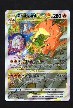 Pokemon Charizard VSTAR Ultra-Premium Coll. Full Alt Art Promo SWSH262 NM/NM+ - Image 1