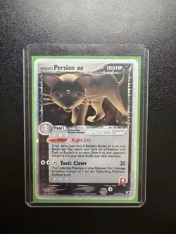 Pokemon Rocket's Persian ex 116/115 Unseen Forces Holo Secret Rare EX 100 HP - Image 2
