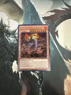 Yugioh Dogoran, the Mad Flame Kaiju Silver Ultra Rare BLC1 - Image 1