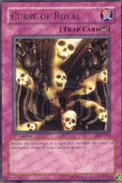 Yugioh! Curse of Royal - PGD-044 - Rare - 1st Edition Near Mint, English - Image 1