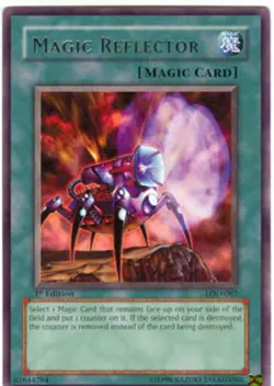 Yugioh! LP Magic Reflector - LOD-087 - Rare - 1st Edition Lightly Played, Englis - Image 1