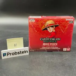 Auction #11 One Piece English OP-13 Carrying On His Will Booster Box Sealed - Image 1
