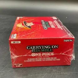 Auction #11 One Piece English OP-13 Carrying On His Will Booster Box Sealed - Image 4
