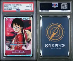 One Piece Monkey D. Luffy Super Pre-Release Starter Deck ST01-012 PSA 10 - Image 3