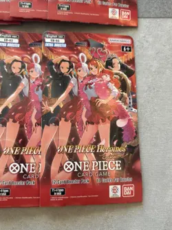 One Piece Heroines Edition EB-03 Sleeved Booster Pack Huge Lot of 30 New Sealed! - Image 2