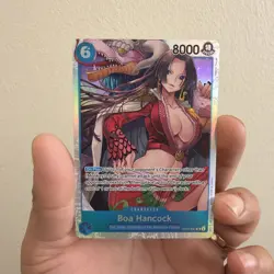 Boa Hancock OP07-051 SR ONE PIECE Tcg Card Game NM Blue - Image 1