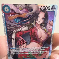 Boa Hancock OP07-051 SR ONE PIECE Tcg Card Game NM Blue - Image 2