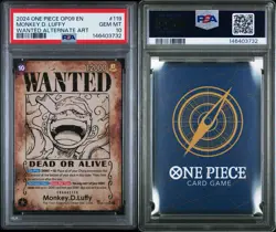 2024 One Piece OP-09 Luffy Gear 5 Wanted OP05-119 Alt Art PSA 10 Gem Mint - Image 3