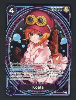 One Piece English EB03-042 Koala Special Alternate Art Super Rare - Image 1