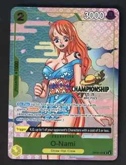 One Piece English OP06-101 O-Nami Championship 25-26 Event Pack - Image 1