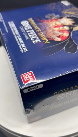 One Piece EN OP-01 Romance Dawn White Bottom Booster Box Sealed - Image 2