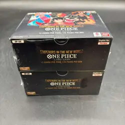 Lot of (2) One Piece OP-09 EN Asia Emperors in the New World Booster Box Sealed - Image 5