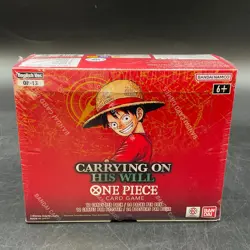 Auction #7 One Piece English OP-13 Carrying On His Will Booster Box Sealed - Image 2