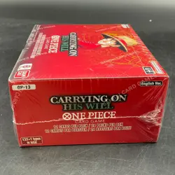 Auction #7 One Piece English OP-13 Carrying On His Will Booster Box Sealed - Image 5