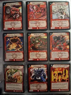 186 vintage english Duel Masters rare Cards. All Near Mint Condition no repeats - Image 1