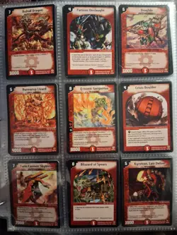 186 vintage english Duel Masters rare Cards. All Near Mint Condition no repeats - Image 3