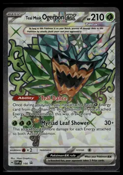 SV: Scarlet & Violet Promo Cards #166 Teal Mask Ogerpon ex - Image 1