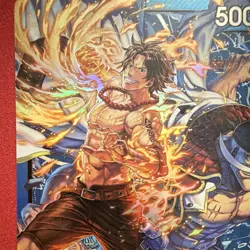 Bandai Ace & Newgate ST22-001 Leader Card Full Art 5000 Power One Piece CCG - Image 4