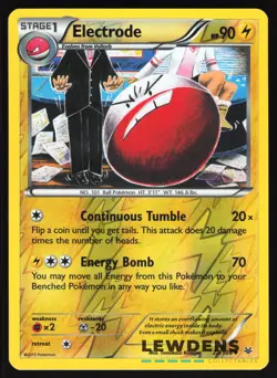 Electrode - 22/108 - Uncommon Reverse Holo - Roaring Skies - Pokemon Card - Image 1