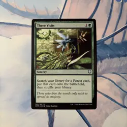 Three Visits #261 (NM) Commander Legends CMR Magic MTG x1 Card - Image 1