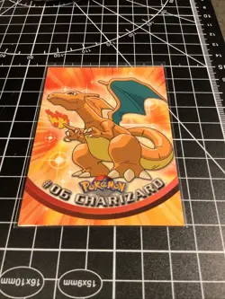 Charizard 06 Evolution Topps Series 1 1999 TV Animation Pokemon Card NM - Image 1
