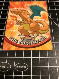 Charizard 06 Evolution Topps Series 1 1999 TV Animation Pokemon Card NM - Image 2