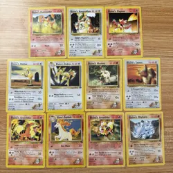 Pokemon TCG Blaine Gym Heroes/Challenge Card Lot - Image 1