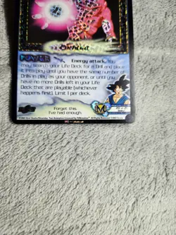 Vile Energy #123 Foil TCG Dragon Ball Z Ccg Card Unlimited Rare Kid Buu EXTRA - Image 3