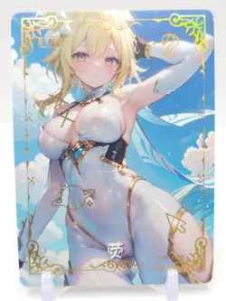 Delicate and Exquisite - Anime Waifu UR Trading Card - Image 1