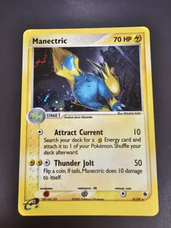 Pokemon Manectric Holo Rare Card Ruby and Sapphire 9/109 - Image 1