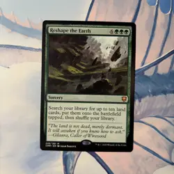 Reshape the Earth Commander Legends Regular NM MTG Card x1 - Image 1