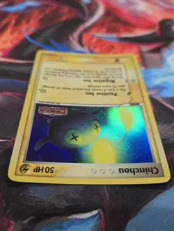Chinchou 49/108 Power Keepers Stamped Reverse Holo Pokemon Card - NM - Image 5