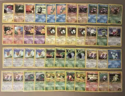 Pokemon Gym Heroes WOTC Vintage TGC Card Lot - M/NM/LP (44 Cards) - Image 1