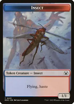 Insect // Soldier Double-Sided Token - MTG Cards Shop - Image 1
