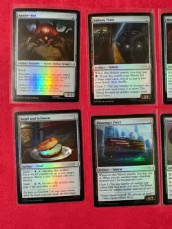 Artifact Foil Lot- Marvel’s Spider-Man SPM MTG Magic The Gathering 8 Cards - Image 2