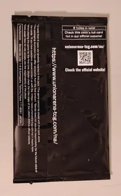Sealed 3-card pack Union Arena Participation Set 2025 Vol. 4 English LE new - Image 2