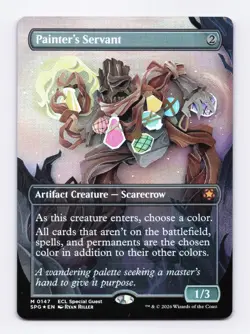 Painter's Servant (Borderless) (Foil) 0147 (M) MTG Lorwyn Eclipsed (ECL) (SPG) - Image 1