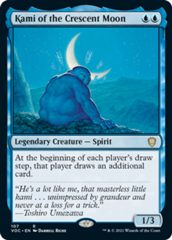 1 x Kami of the Crescent Moon - Commander: Innistrad: Crimson Vow - NM-Mint - MT - Image 1