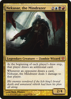 Nekusar, the Mindrazer #201 (MP) Commander 2013 C13 Magic MTG - Image 1