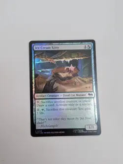 MTG - Ice Cream Kitty (Foil) - Teenage Mutant Ninja Turtles NM/M Condition - Image 1