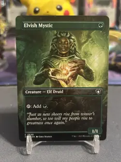 Elvish Mystic - Borderless Commander Masters (0648) MTG NM - Image 1