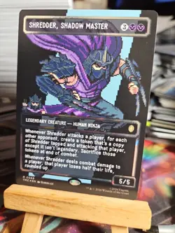 1x Shredder, Shadow Master Borderless Surge Foil Unplayed Rare *MagikJnkie* - Image 1