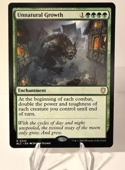 Unnatural Growth R Commander: Bloomburrow 245 NM - Image 1